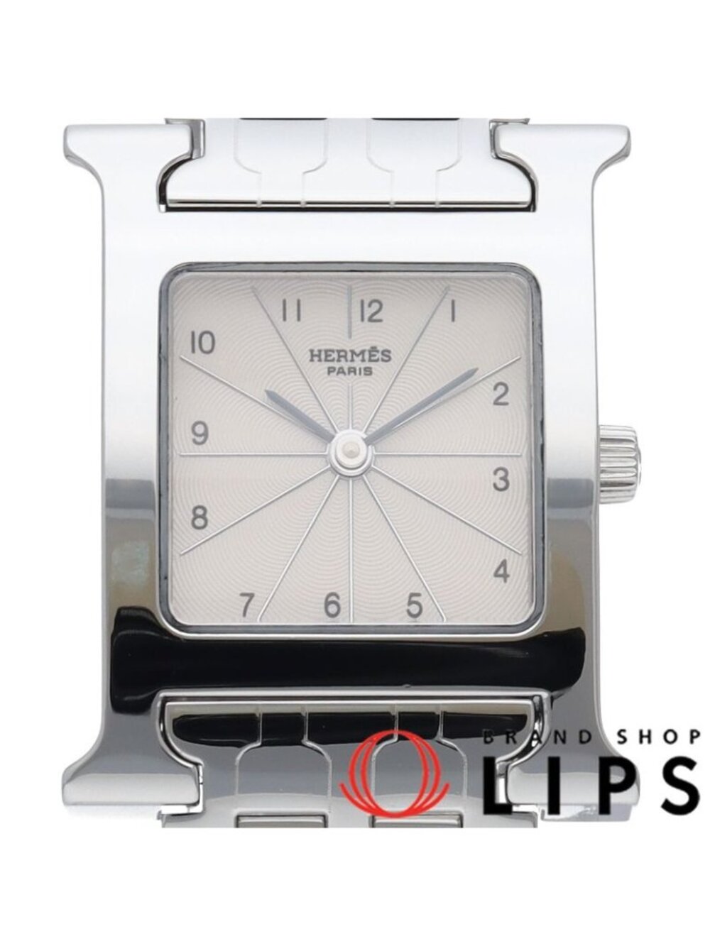 Hermes H Watch SS White